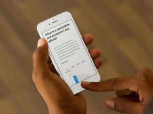 cellphone with financial course 